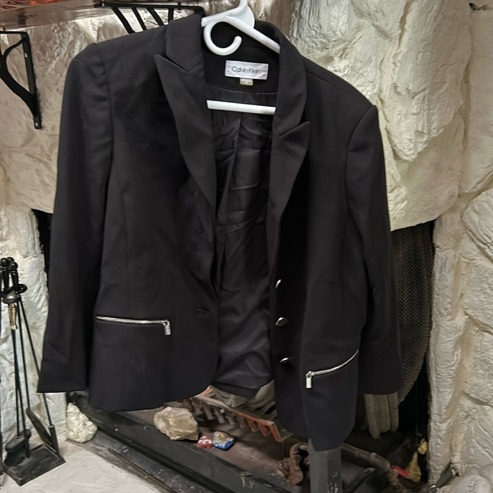 Black Calvin Klein blazer, size 12